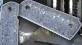 Scroll-engraved 1911 Grips