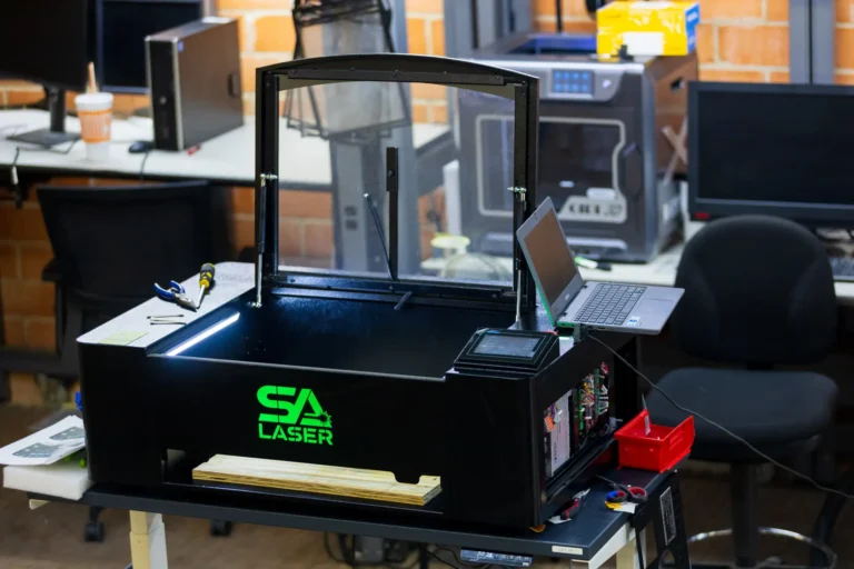 Photograph of an SA Laser machine.