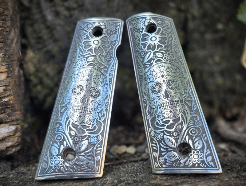 1911 Grips – Sugar Skull