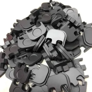Bulk Black Anodized Glock 43 Backplates